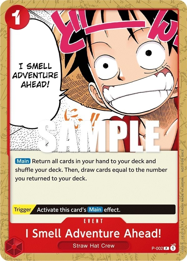 I Smell Adventure!!! P-002 One Piece card