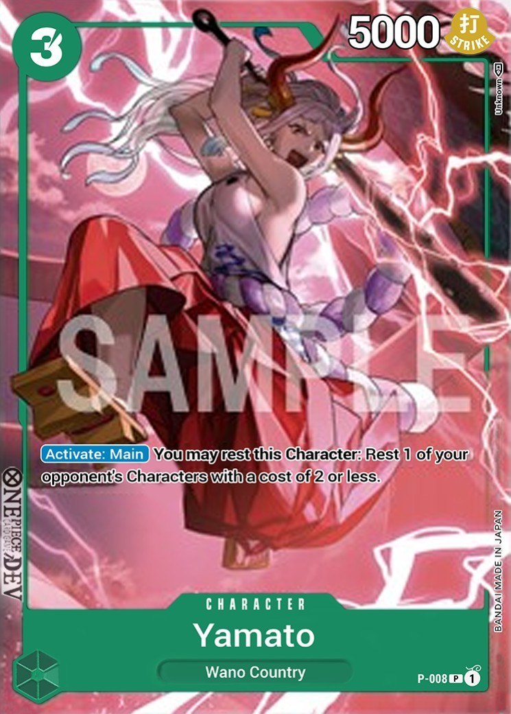 Yamato P-008 One Piece card