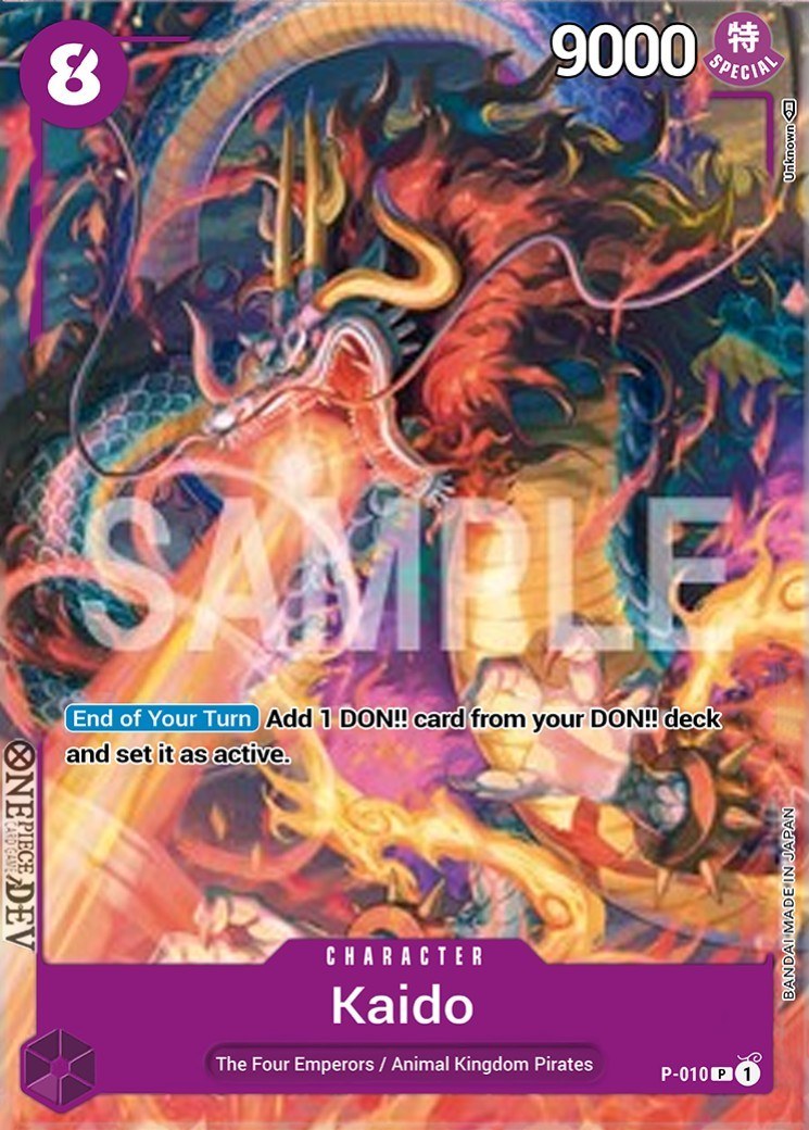 Kaido P-010 One Piece card