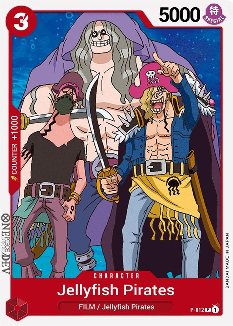 Jellyfish Pirates P-012 One Piece card