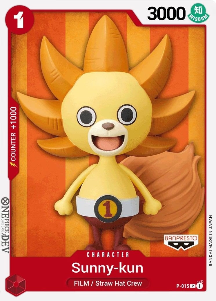 Sunny-Kun P-015 One Piece card