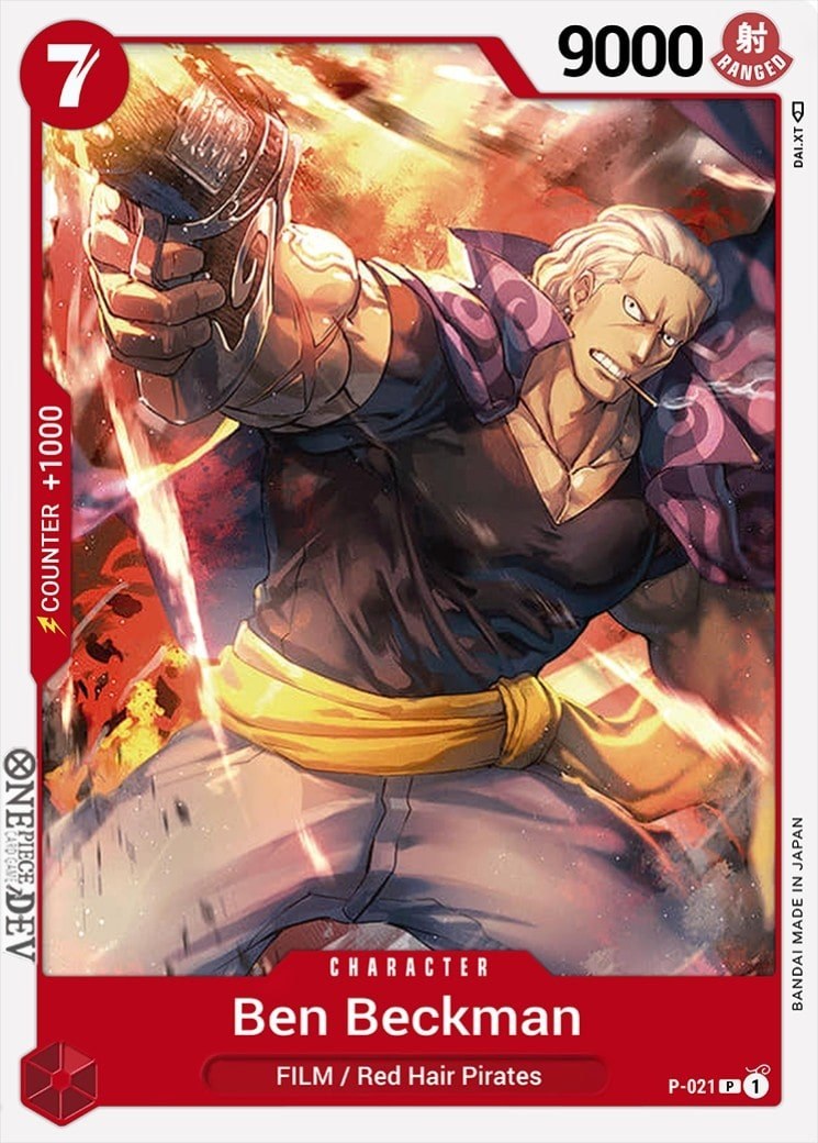 Benn.Beckman P-021 One Piece card