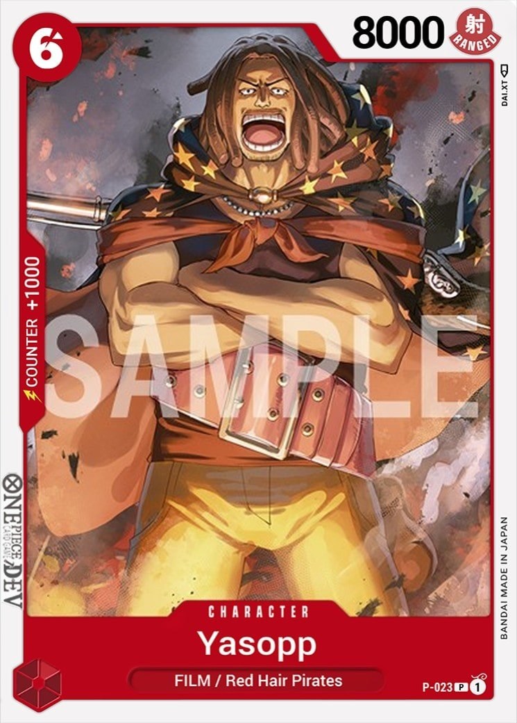 Yasopp P-023 One Piece card