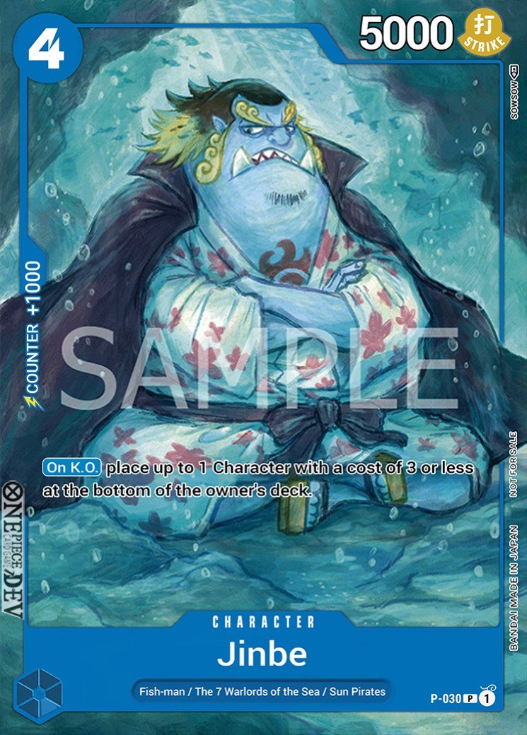 Jinbe P-030 One Piece card