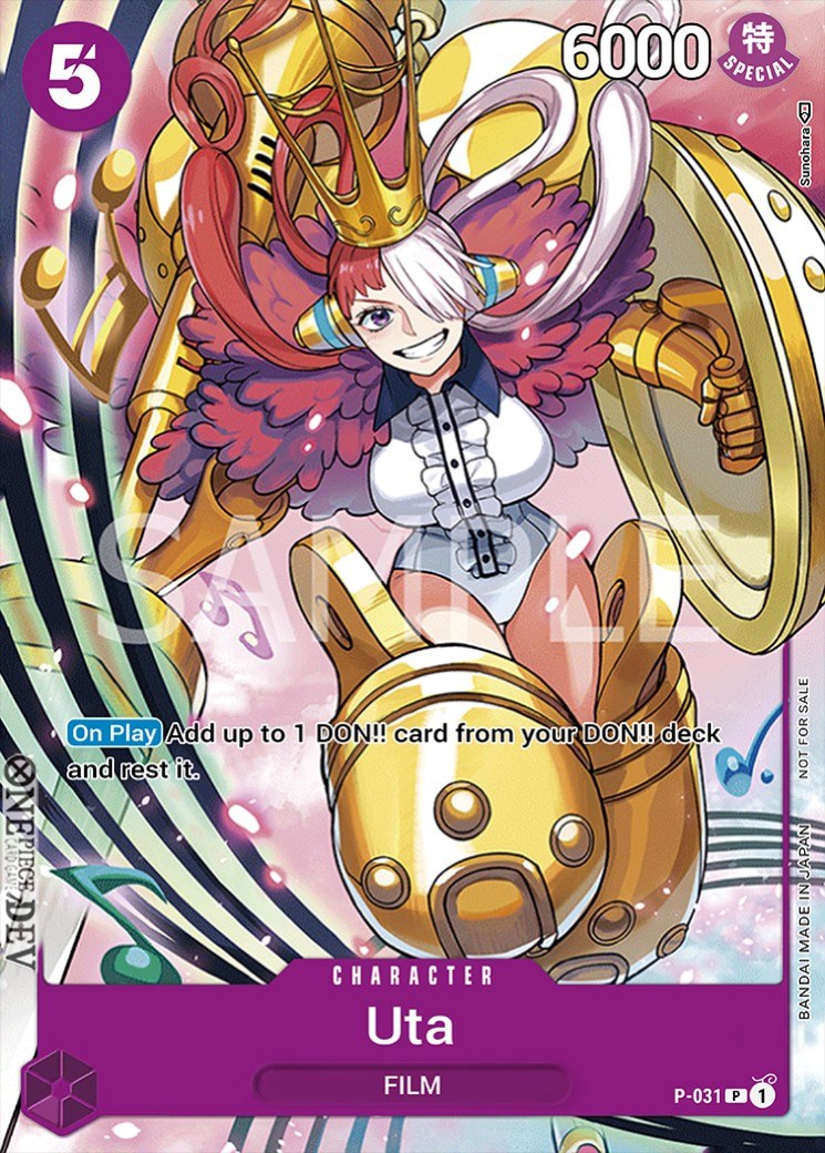 Uta P-031 One Piece card