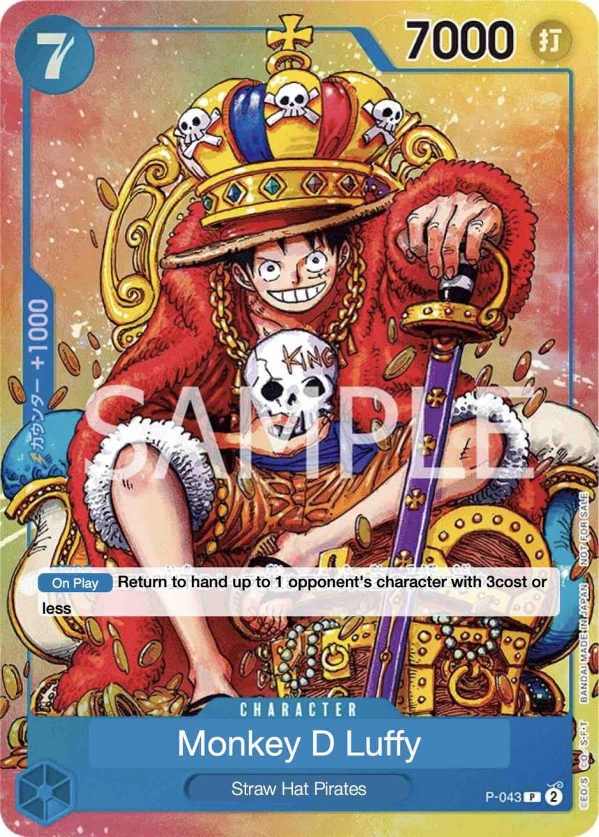 Monkey.D.Luffy P-043 One Piece card