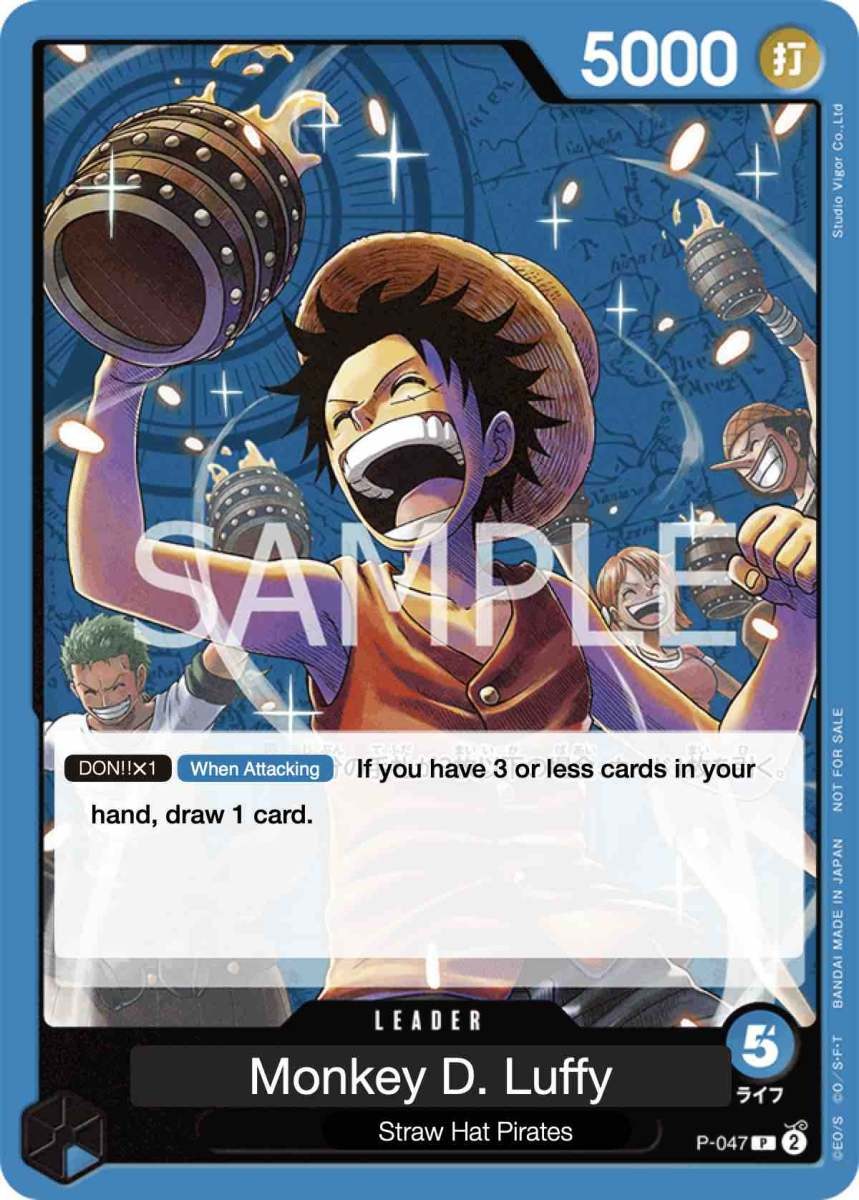 Monkey.D.Luffy P-047 One Piece card