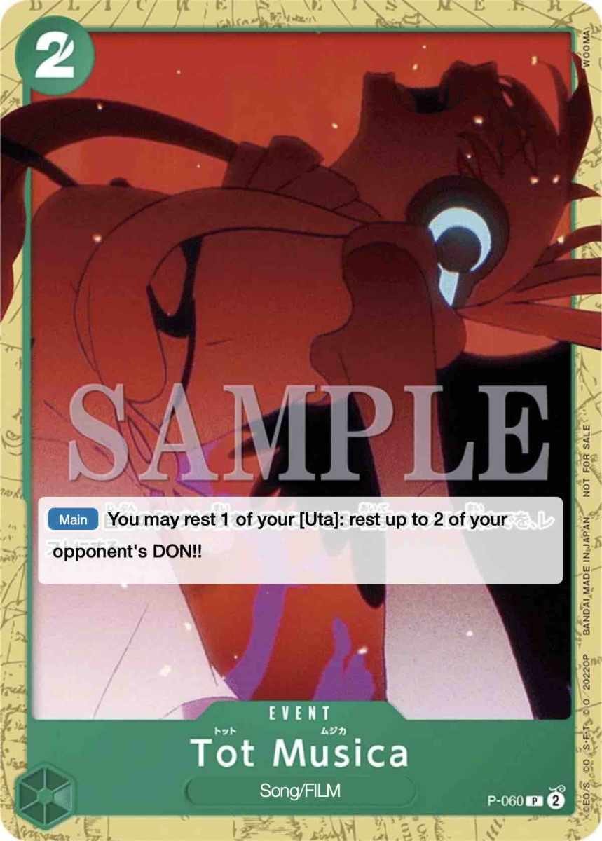 Tot Musica P-060 One Piece card