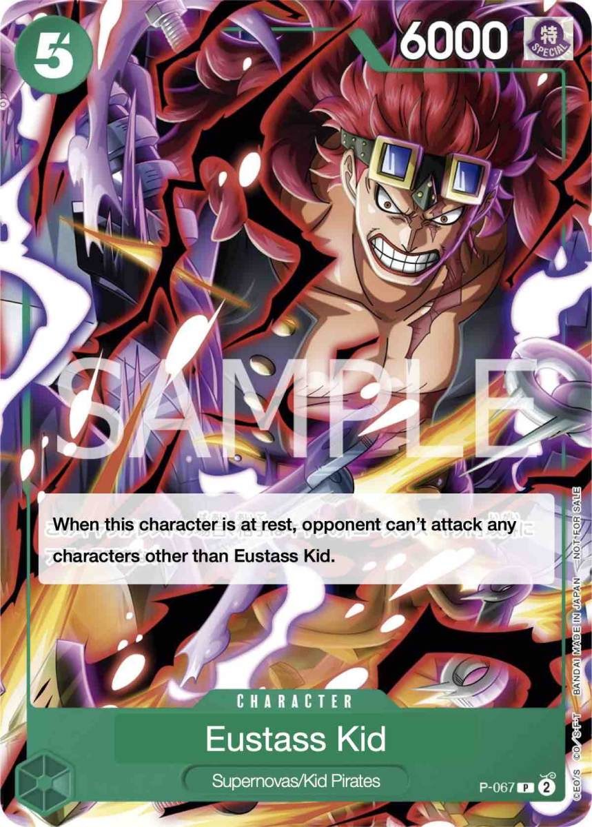 Eustass"Captain"Kid P-067 One Piece card
