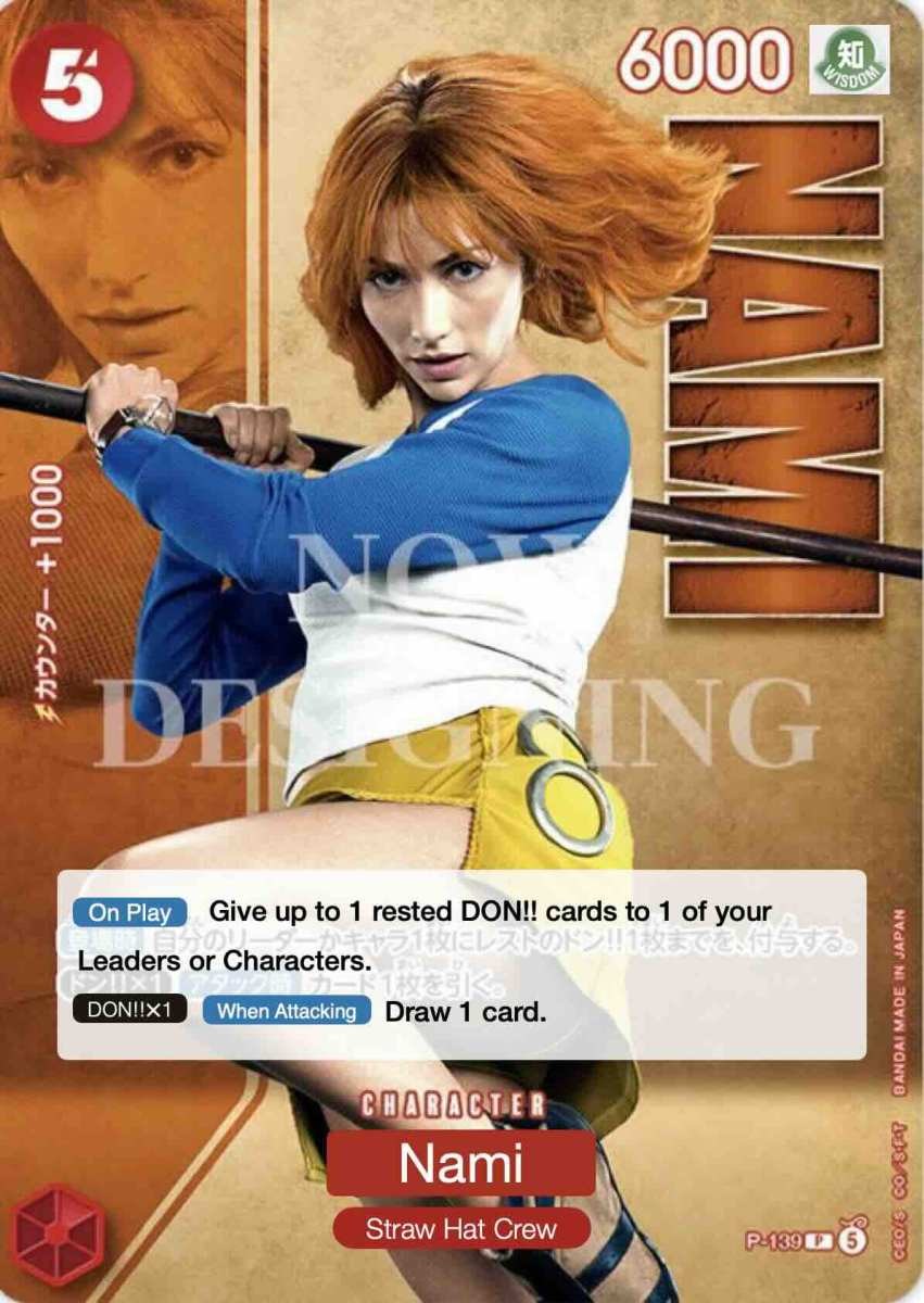 Nami P-139 One Piece card