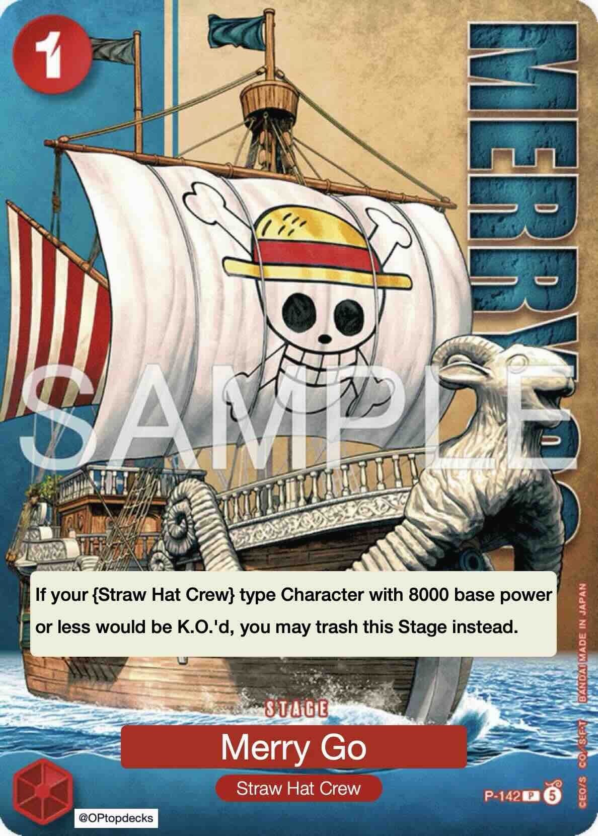 Merry Go P-142 One Piece card